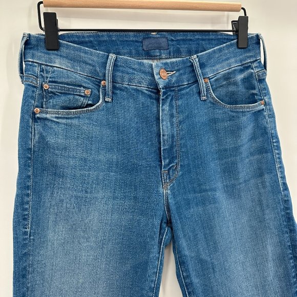 Mother The Looker Crop Jeans In Wishful Thinking - Picture 5 of 10